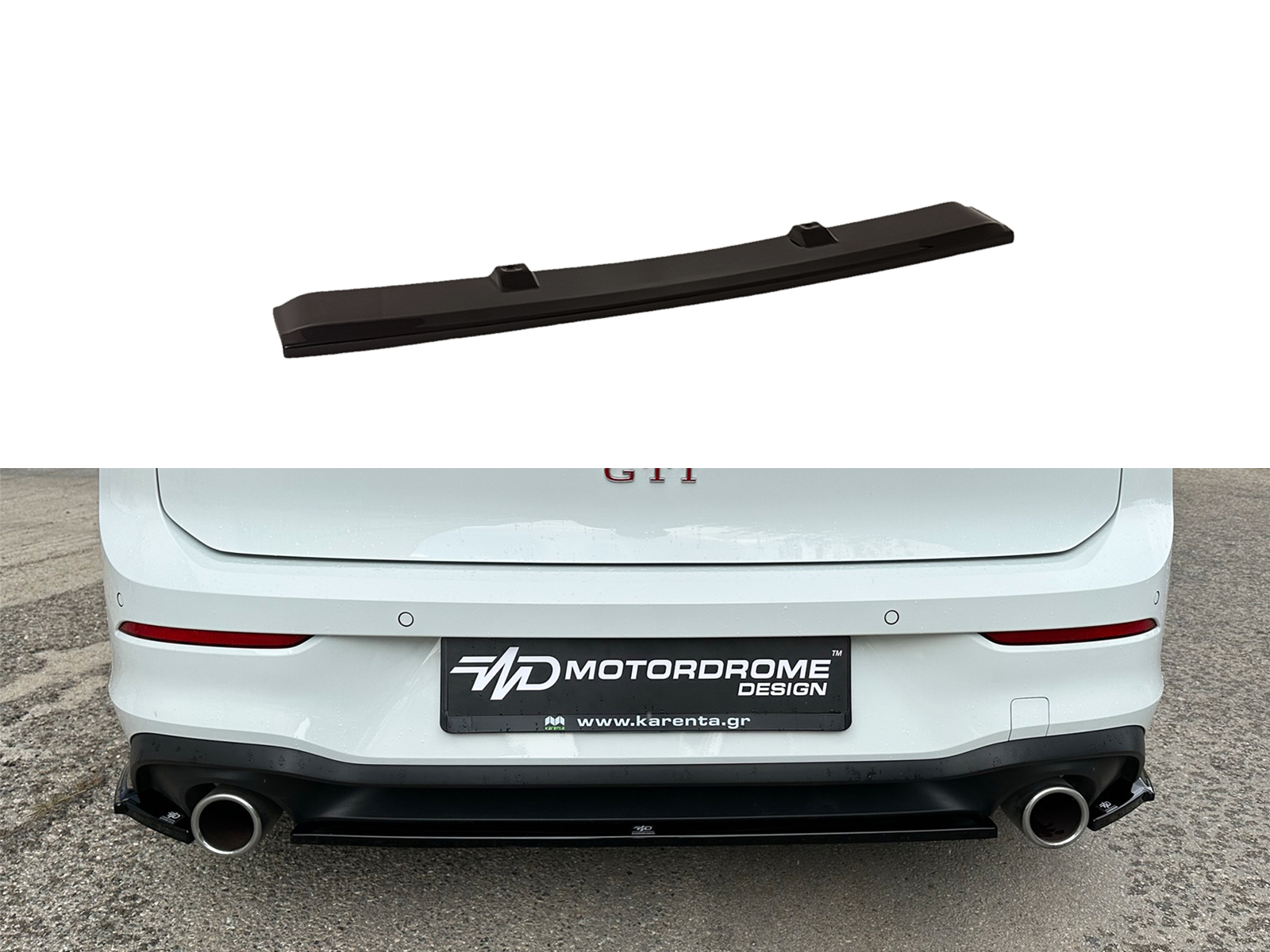 Motordrome mittlerer Splitter hinten