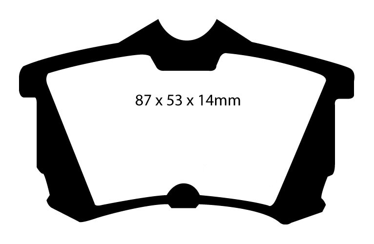 A1216 EBC Yellowstuff Bremsbeläge hinten