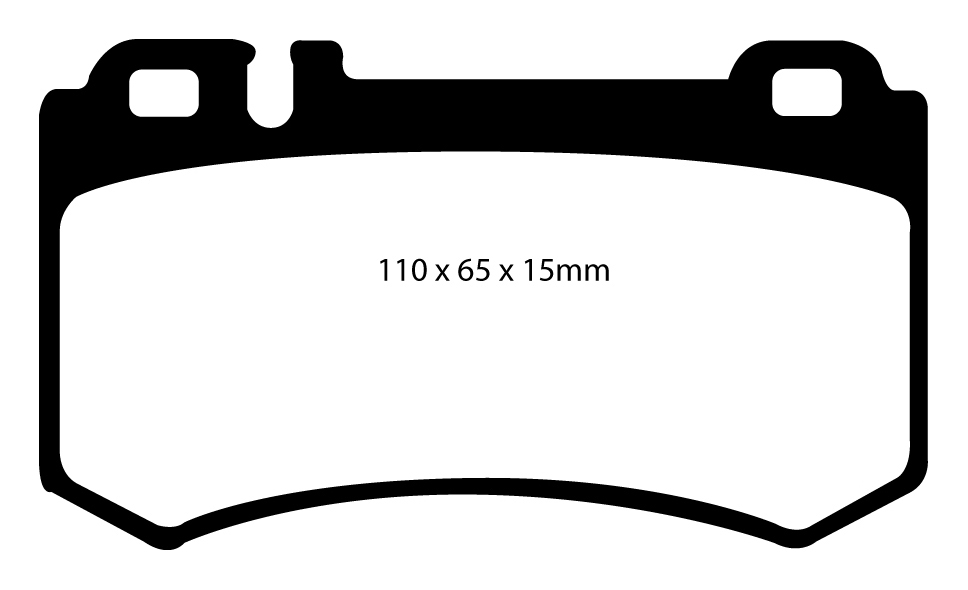 A1490 EBC Yellowstuff Brake pads rear