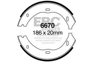 A6670 EBC Premium Hand brake shoes