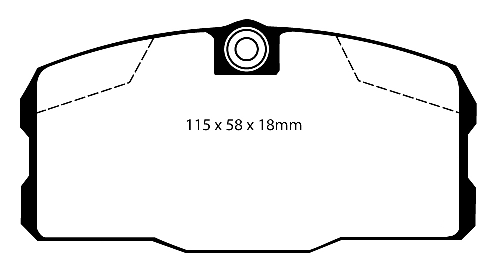 A0443 EBC Blackstuff Brake pads front