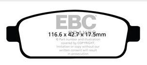 EBC Blackstuff Bremsbeläge hinten