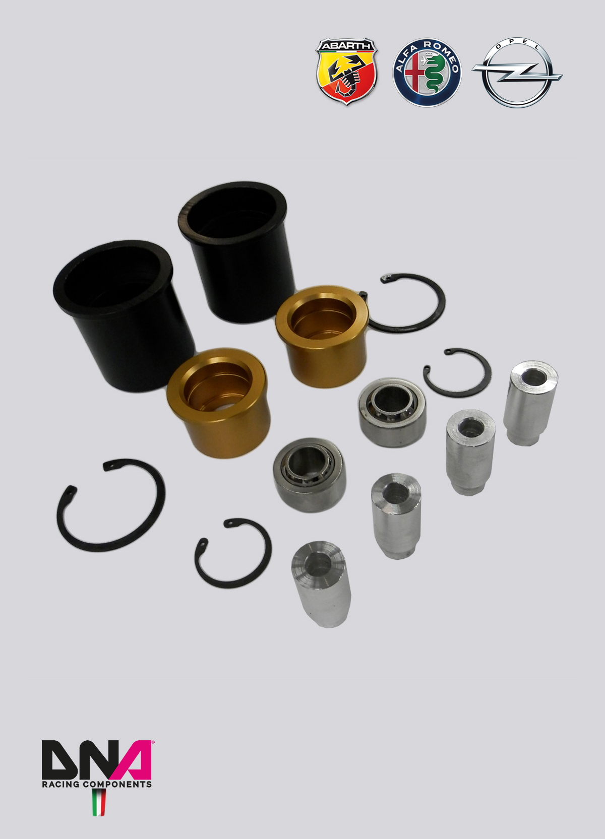 PC0298-2 DNA Racing Hinterachs Uniball Kit
