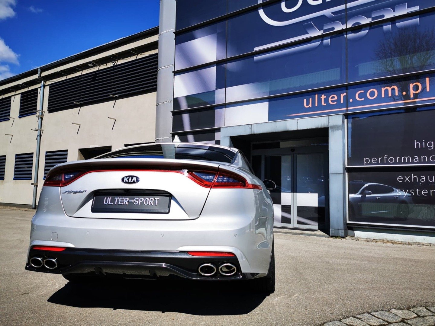 Ulter Sport Duplex rear silencer without end tips