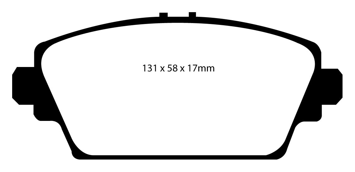 A1339 EBC Bluestuff NDX Rennbremsbeläge vorne