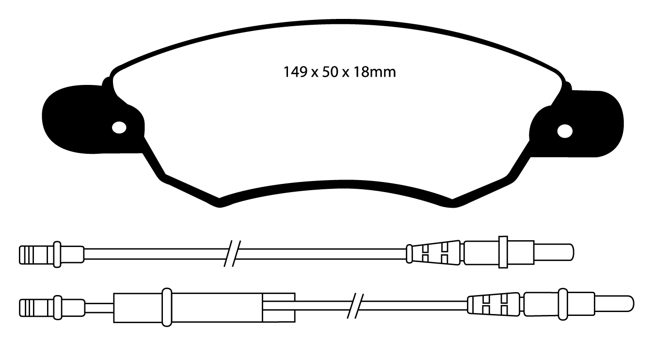 EBC Greenstuff Brake pads front