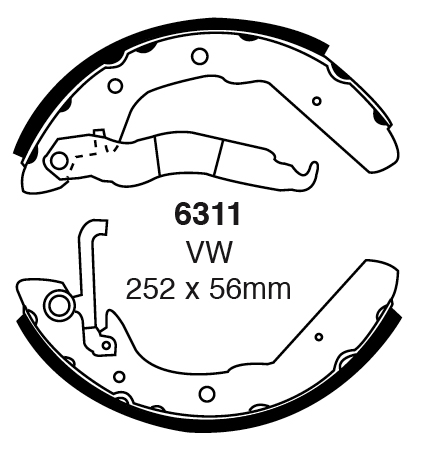 EBC Premium Brake shoes