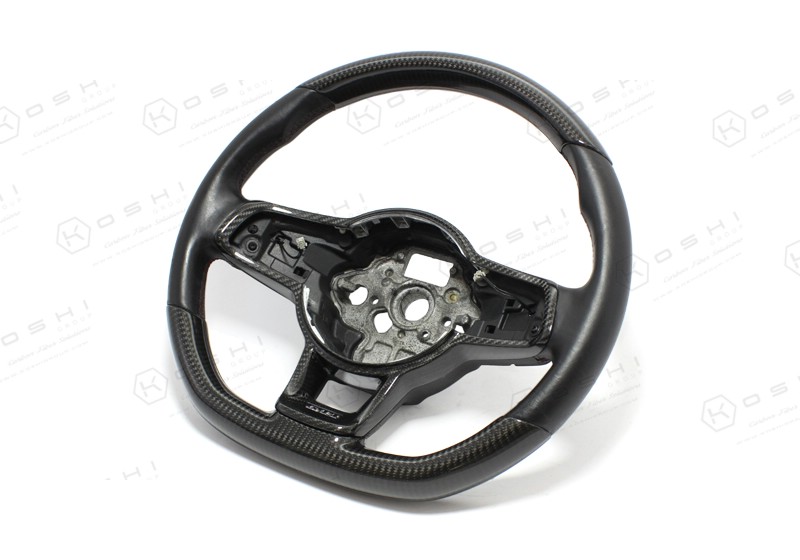 Carbon-Fiber-VW-GOLF-7-GTI-Steering-Wheel-1 Koshi Carbon Steering wheel cover