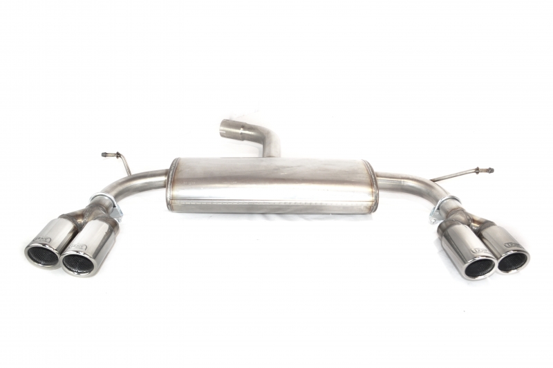 rewL1 Ulter Sport Duplex Rear silencer 2x 70mm round