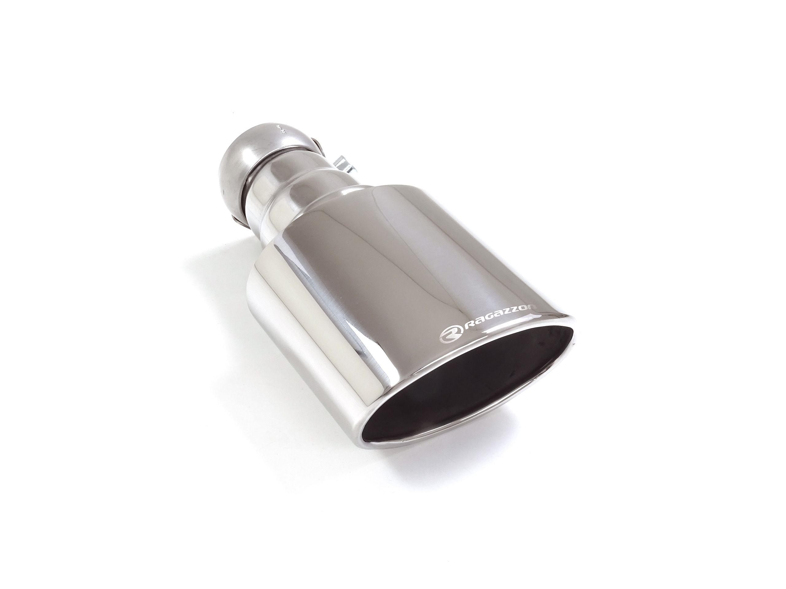 Ragazzon Duplex-Endschalldämpfer 1x 135x90mm oval Sport Line