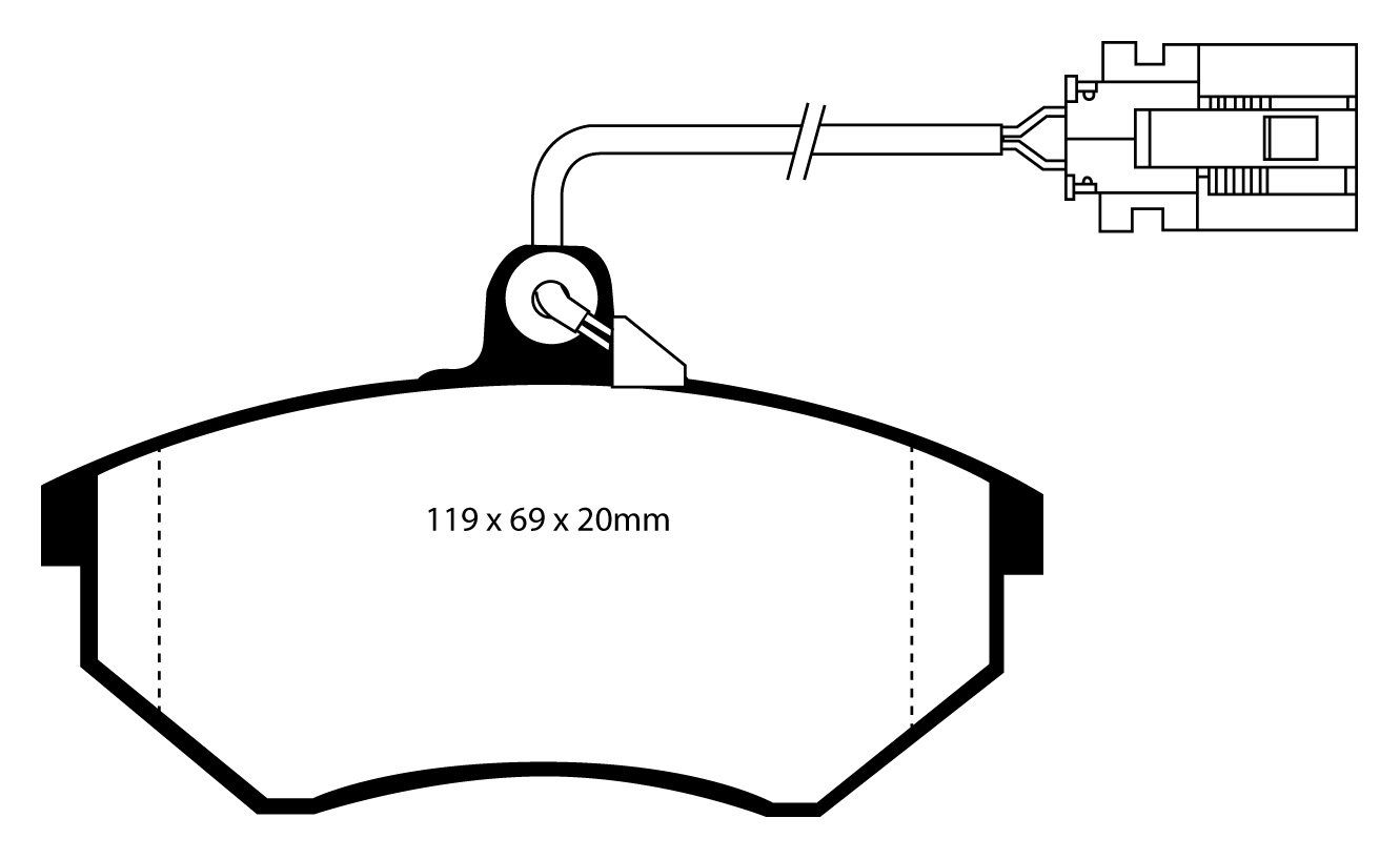 EBC Blackstuff Brake pads front