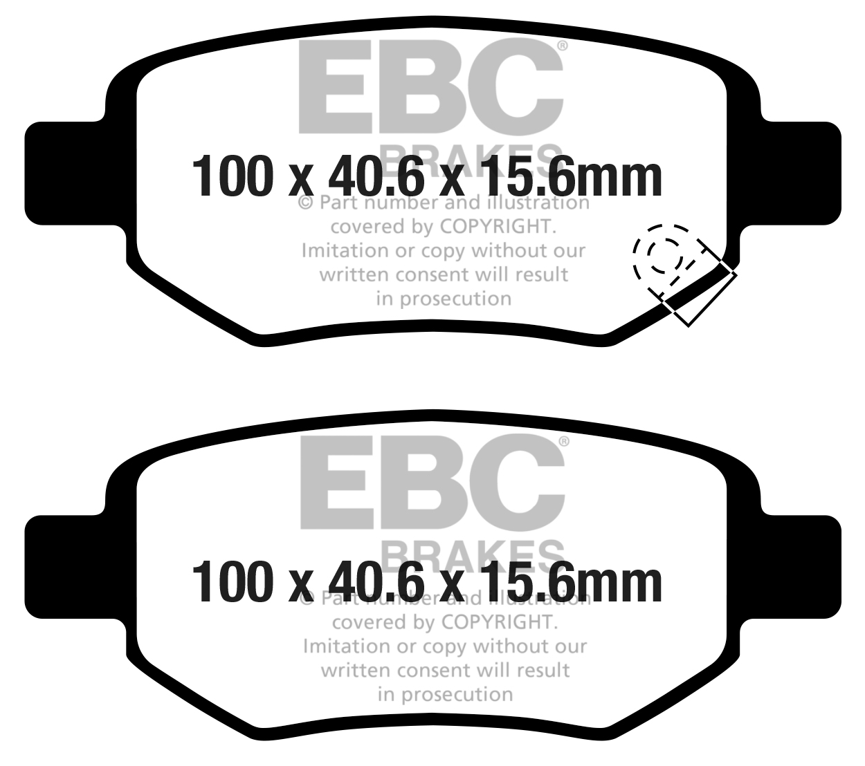 EBC Greenstuff Brake pads rear