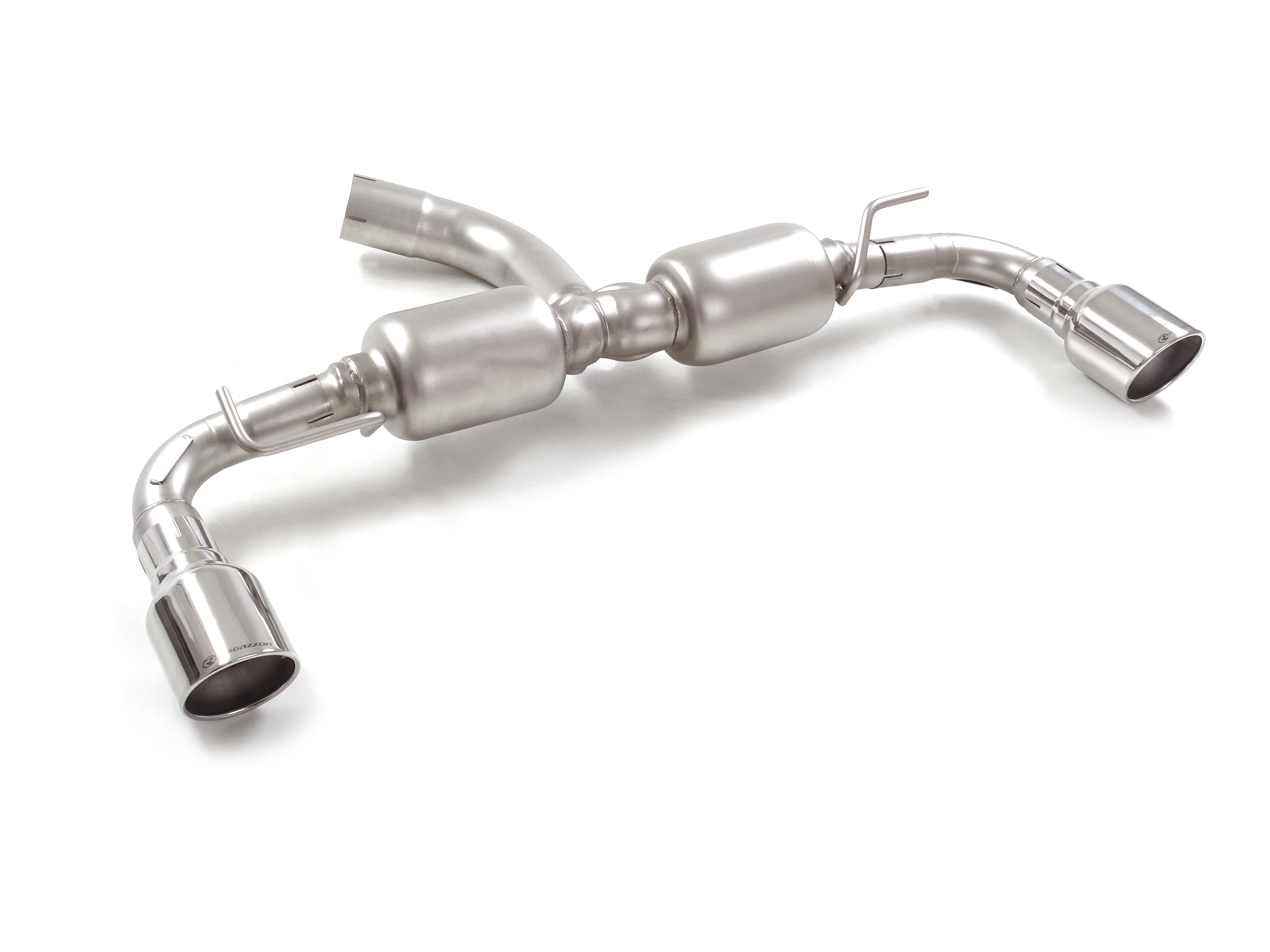 50-0965-61 Ragazzon Duplex rear silencer group N 1x 102mm round Sport Line