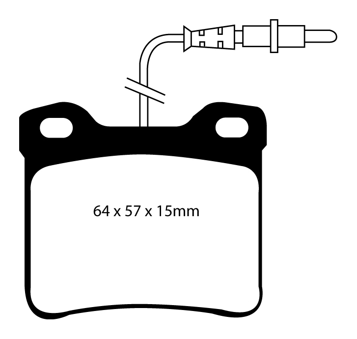 EBC Blackstuff Bremsbeläge hinten