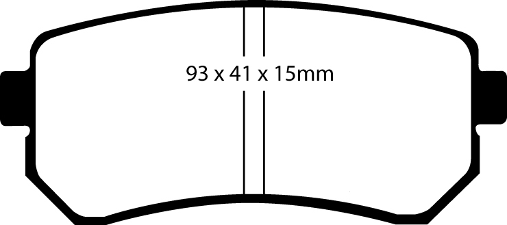 EBC Blackstuff Bremsbeläge hinten