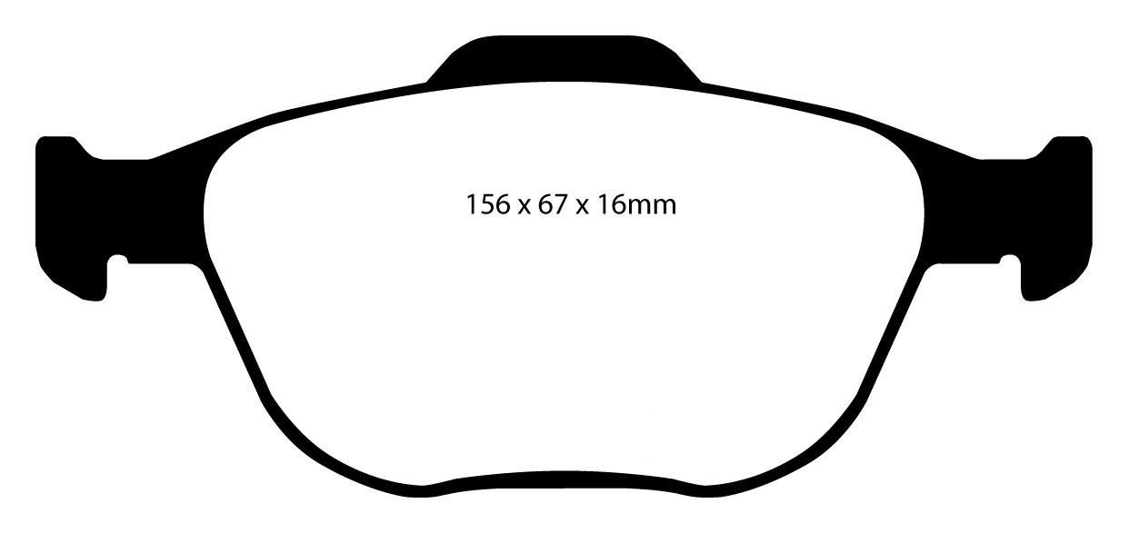 A1641 EBC Blackstuff Brake pads front