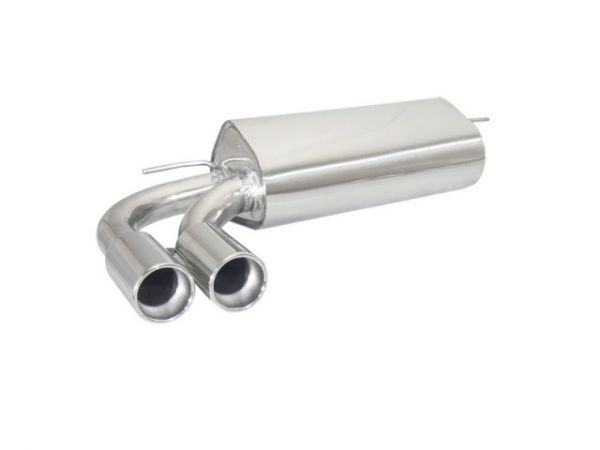 Ragazzon rear silencer 2x 80mm round staggered without integrated flap