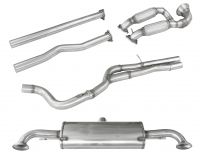 Inoxcar Catalyst replacement pipe (1st + 2nd catalyst) + rear silencer