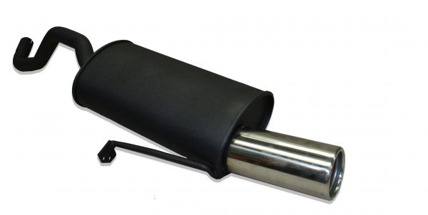 Asso Rear silencer 1x 90mm round