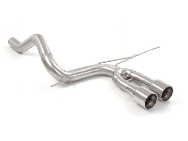 Ragazzon rear pipe system group N 2x 102mm round centered