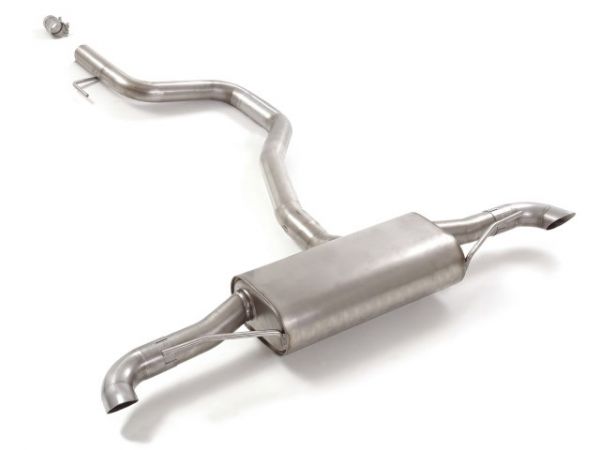 Ragazzon Duplex rear silencer without tail pipes