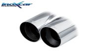 Inoxcar Center pipe + rear silencer 2x 76mm round Racing