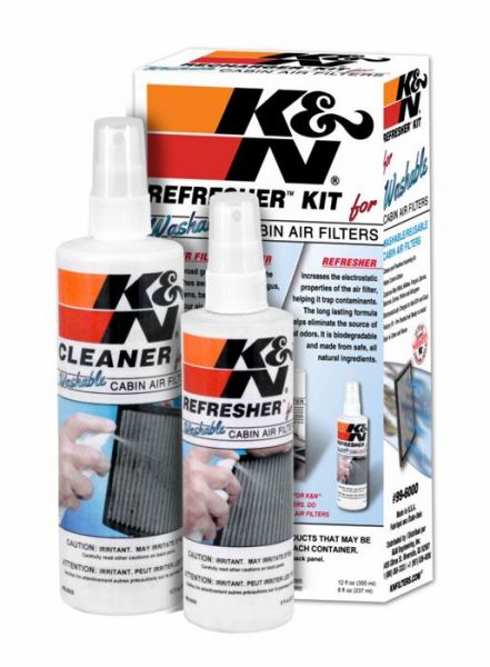 K&N cleaning set for cabin air filters