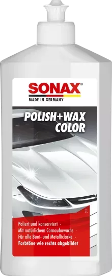 Sonax Polish+Wax Color weiß