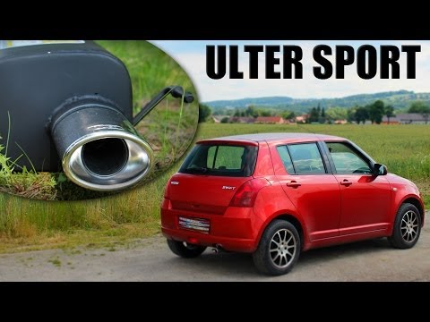 Ulter Sport Endschalldämpfer 1x 80mm rund