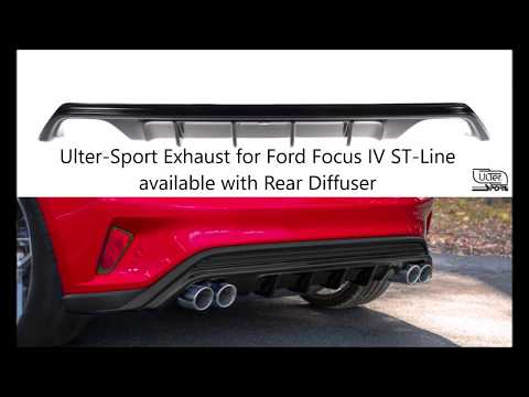 Ulter Sport Duplex-rear silencer 2x 70mm round + Diffusor
